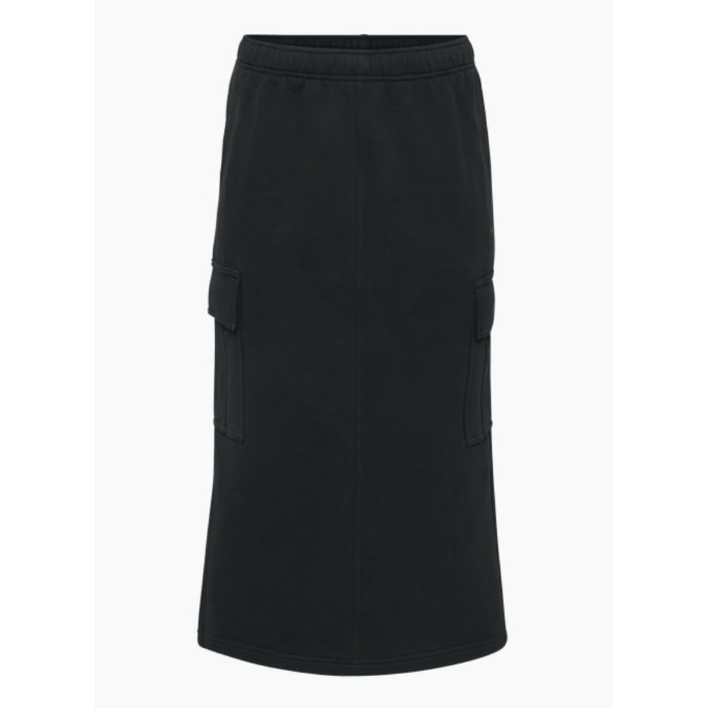 Aritzia Terry Fleece Cargo Midi Skirt